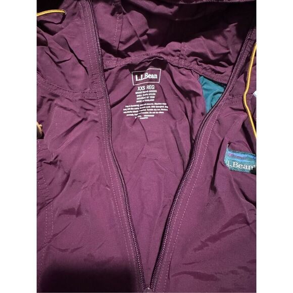 L.L. Bean anorak windbreaker multi color Aztec print XXS - Picture 3 of 7